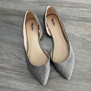 Mossimo Women’s Rinestone Gray Flats